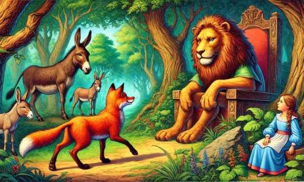 The Fox, the Lion, and the Foolish Donkey